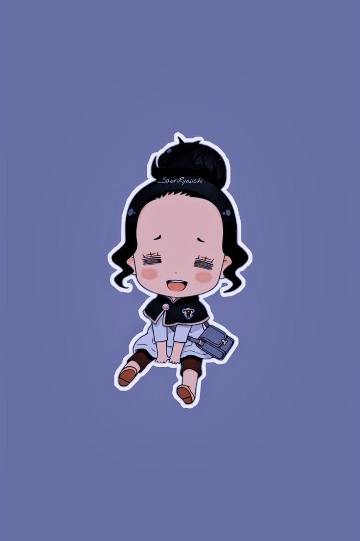 736x1104 Black Clover chibi