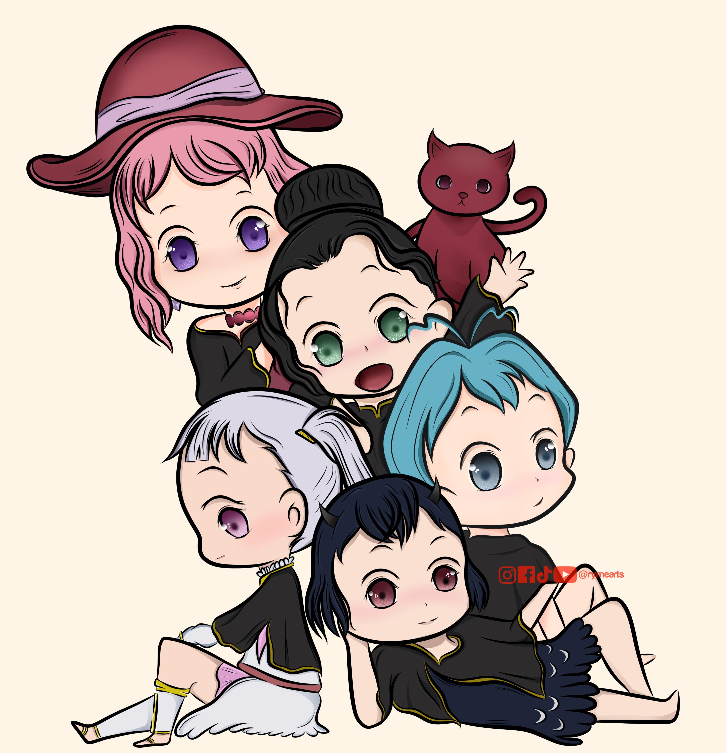 2893x3000 Black clover Fanart Chibi. more artworks soon ❤️❤️