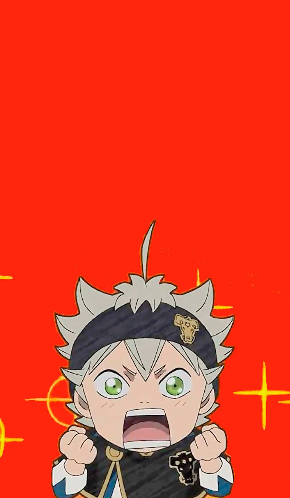 1000x1718 Download free Black Clover Asta Chibi iPhone Wallpaper