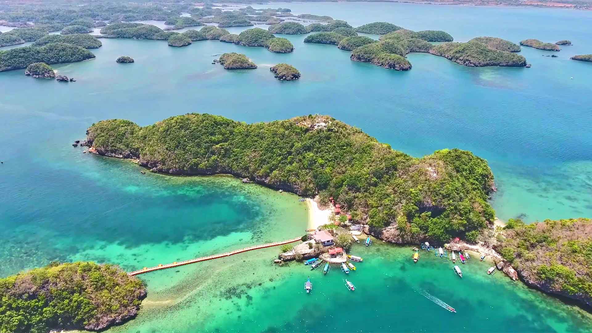 1920x1080 Hundred Islands. Island Hopping Paradise