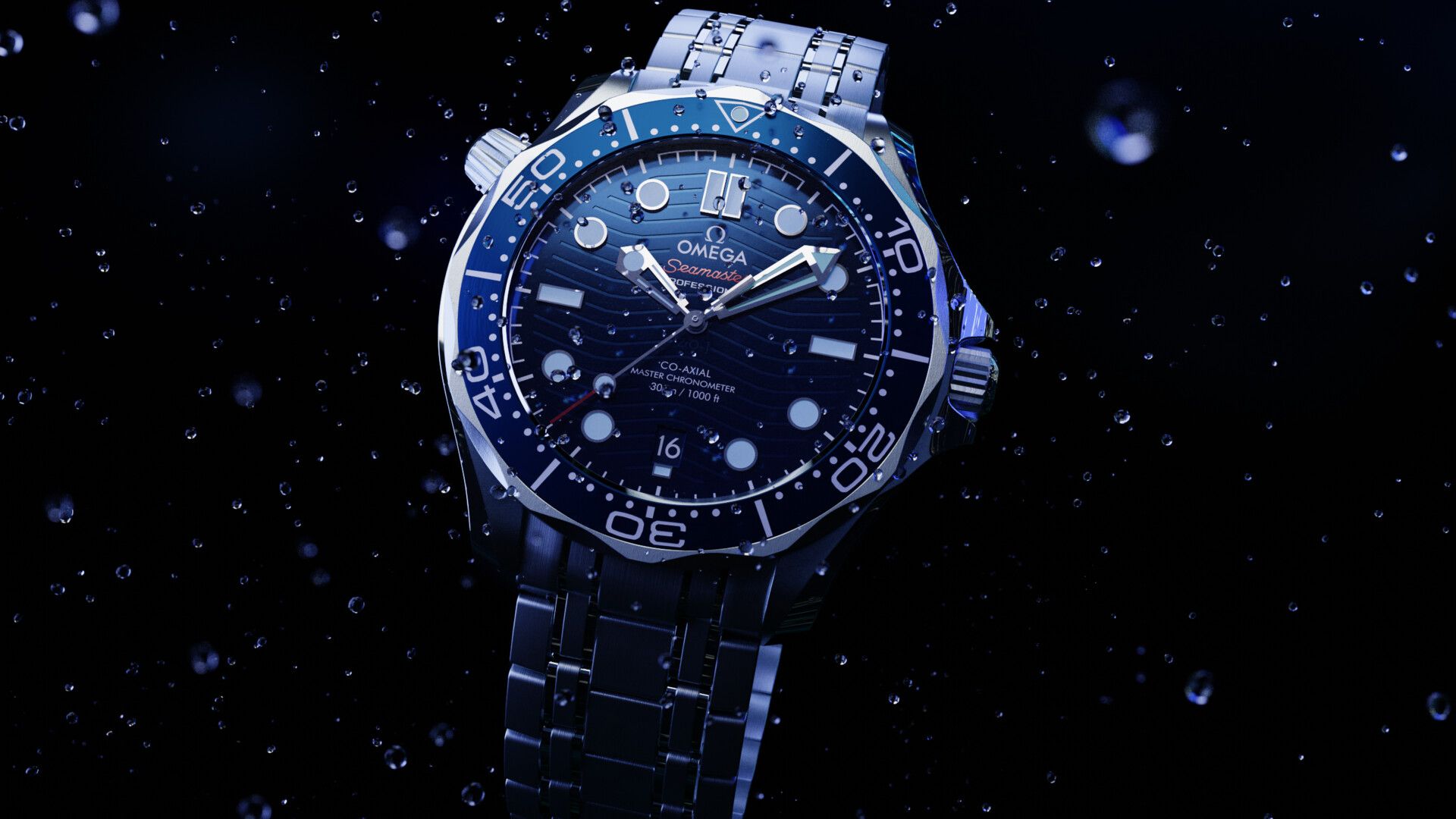 1920x1080 Omega Seamaster Professional 300m