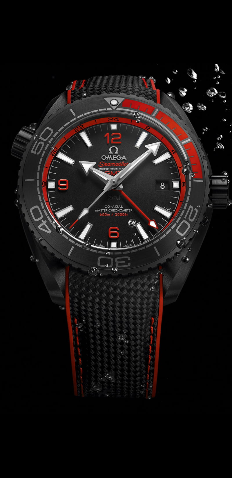 800x1644 OMEGA SEAMASTER, watch, diving, watches, omega, seamaster, diver watch, HD phone wallpaper