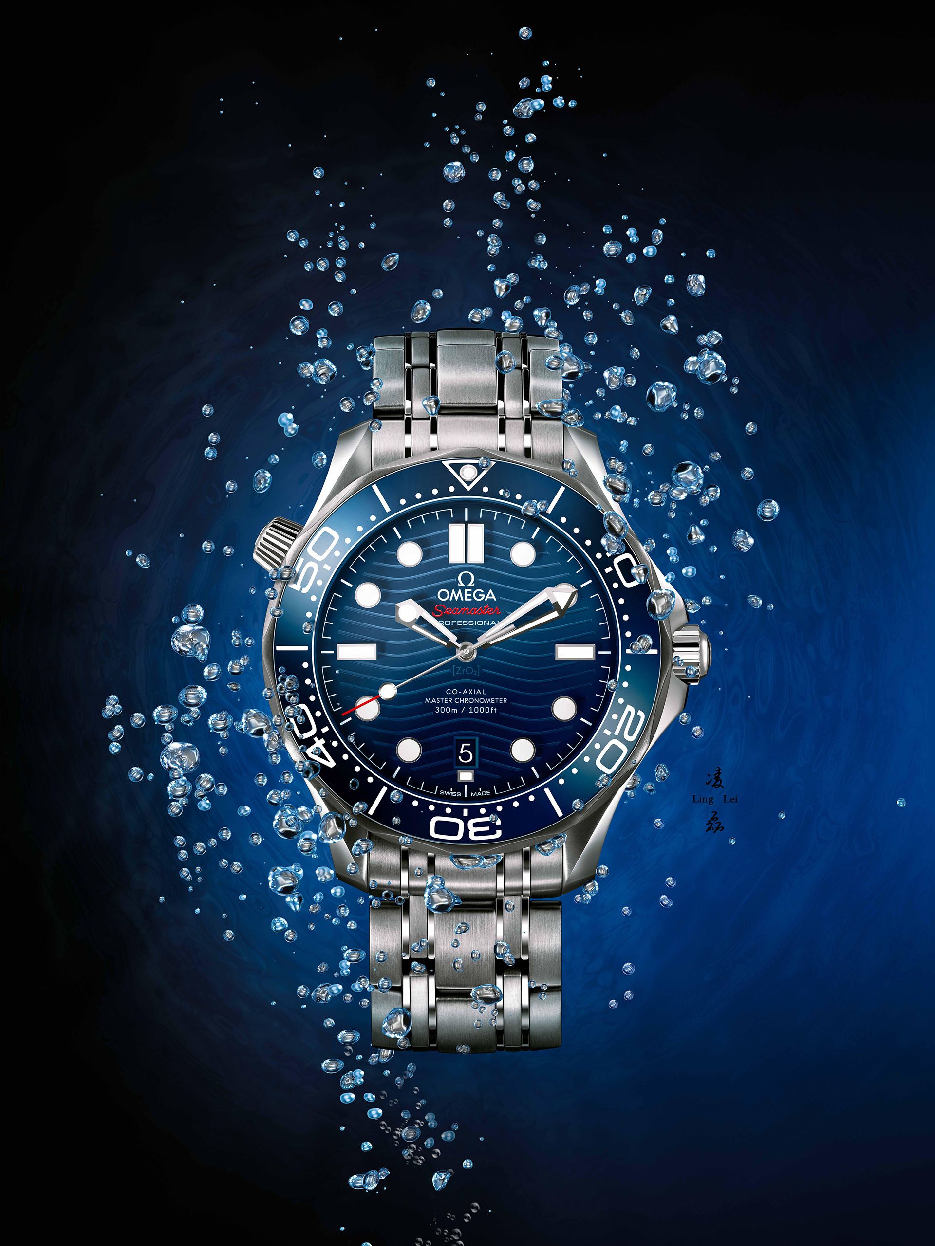 1920x2560 OMEGA SeaMaster 300m (2). Image - Behance