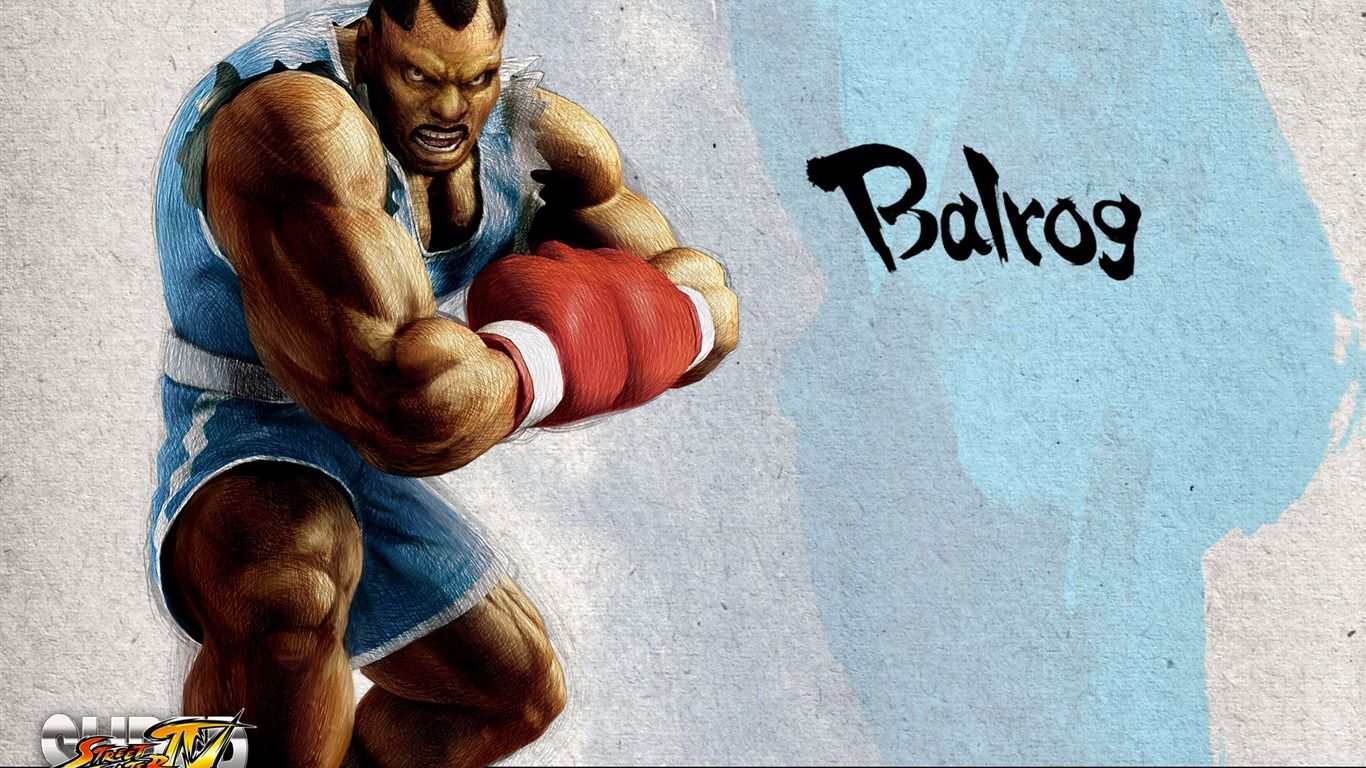 1366x768 Balrog Super Street Fighter 4 Original Painting Wallpaper