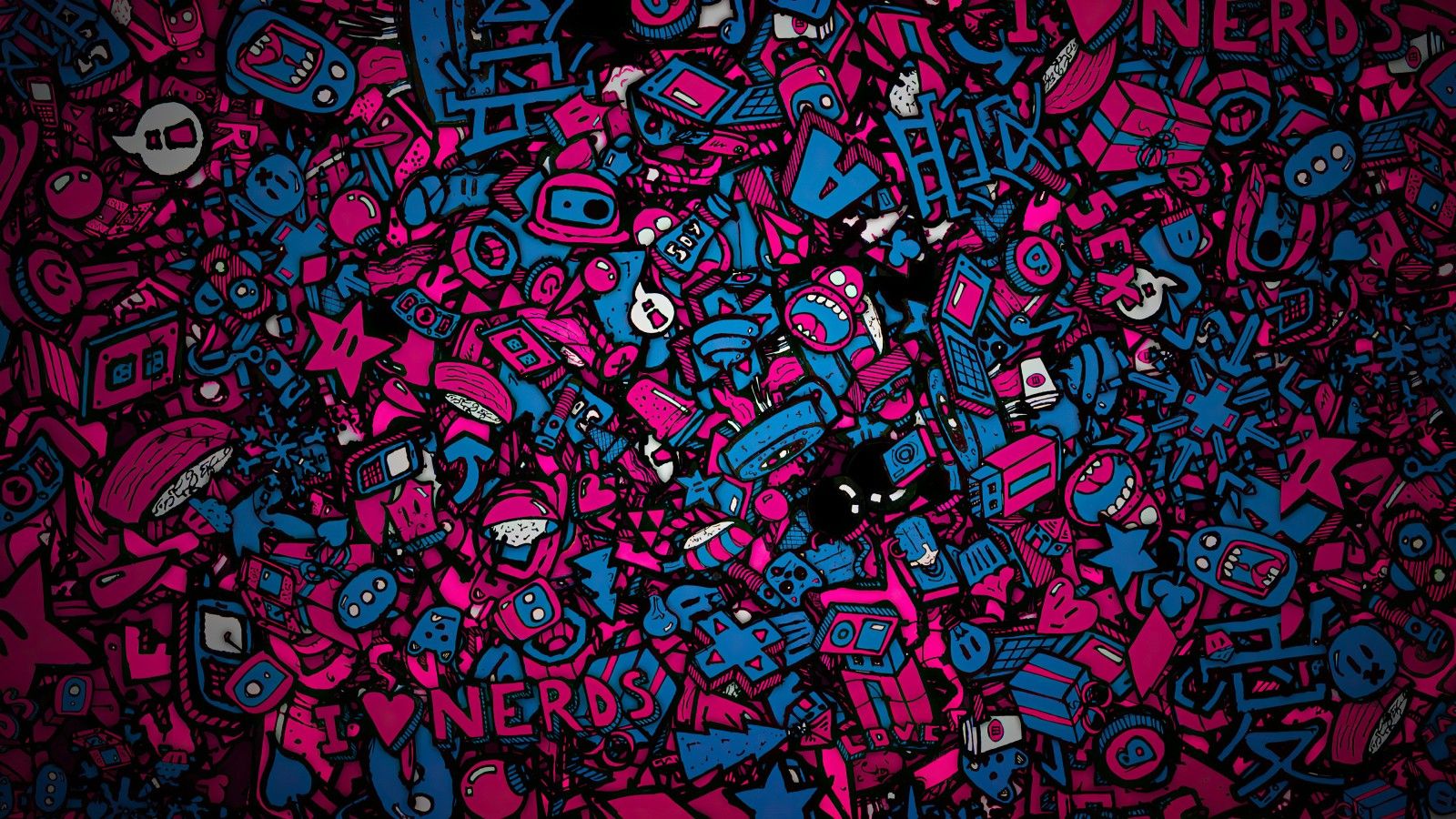 1600x900 Grafitti 4K HD Abstract Wallpaper