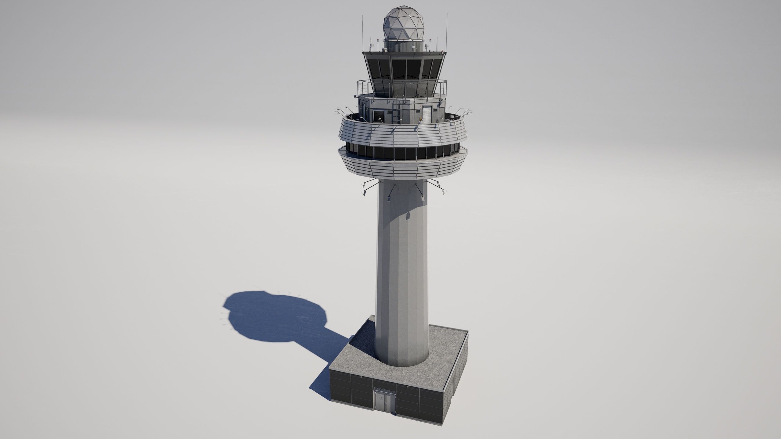 2560x1440 Airport Control Tower