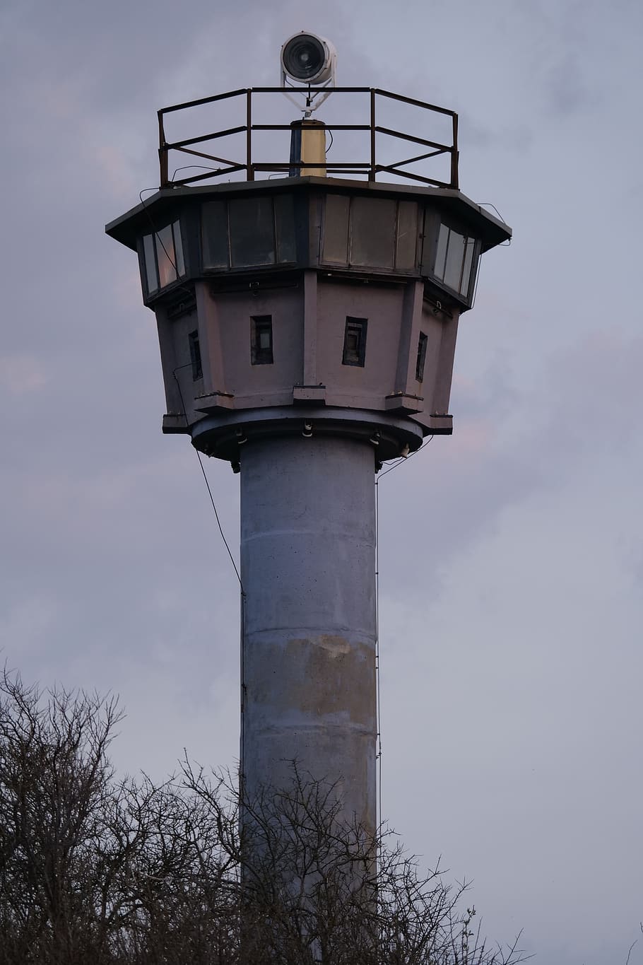 910x1365 HD wallpaper: watchtower, border tower, sky, architecture, security, control
