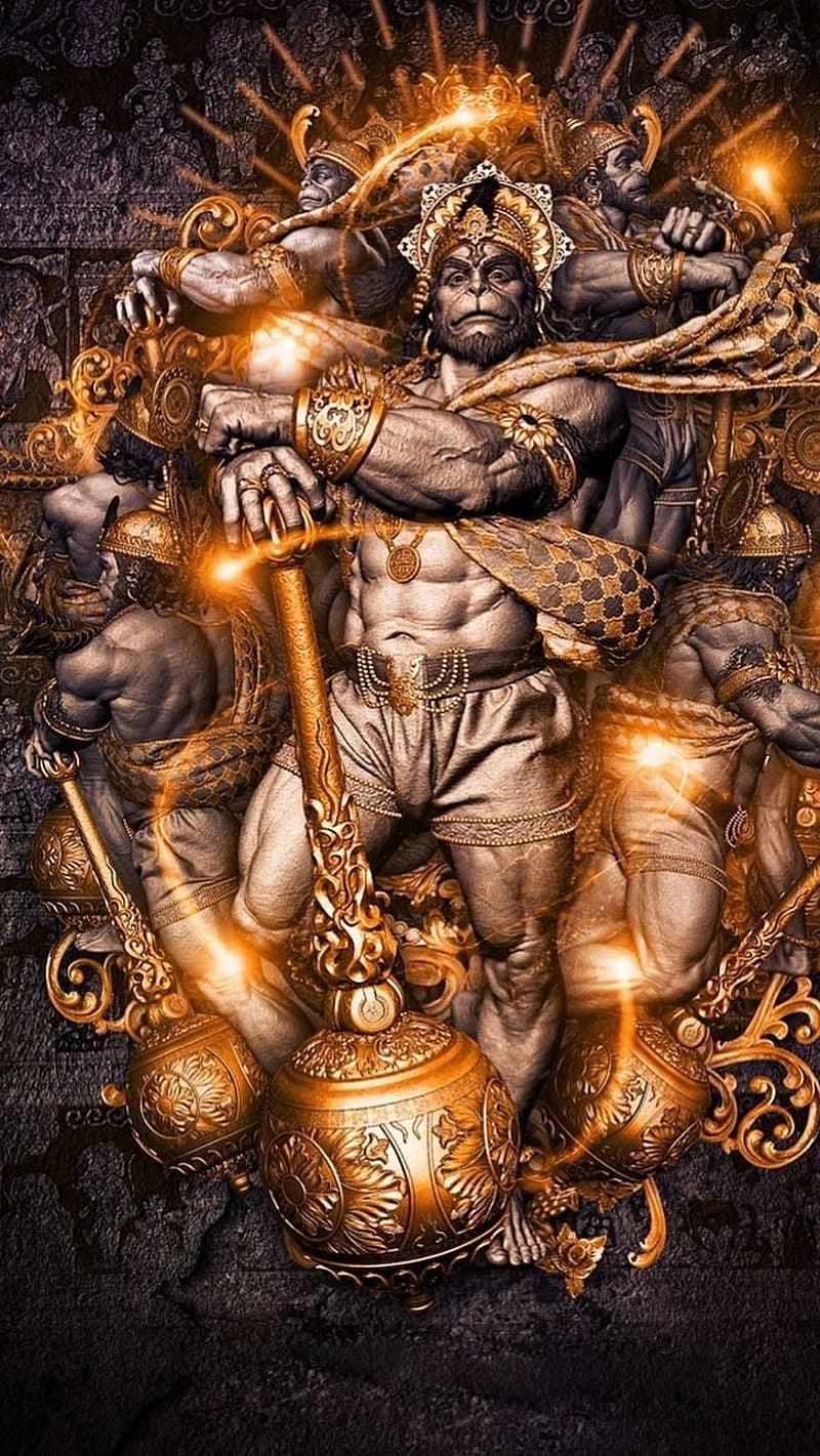 800x1421 Bajrangbali Raudra Roop, bajrangbali, raudra roop, rudra, lord, HD phone wallpaper