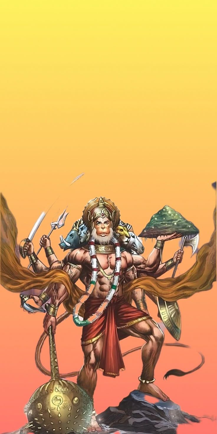 736x1472 Hanuman body wallpaper. Rudra hanuman HD wallpaper, Shivratri pics, Hindu gods