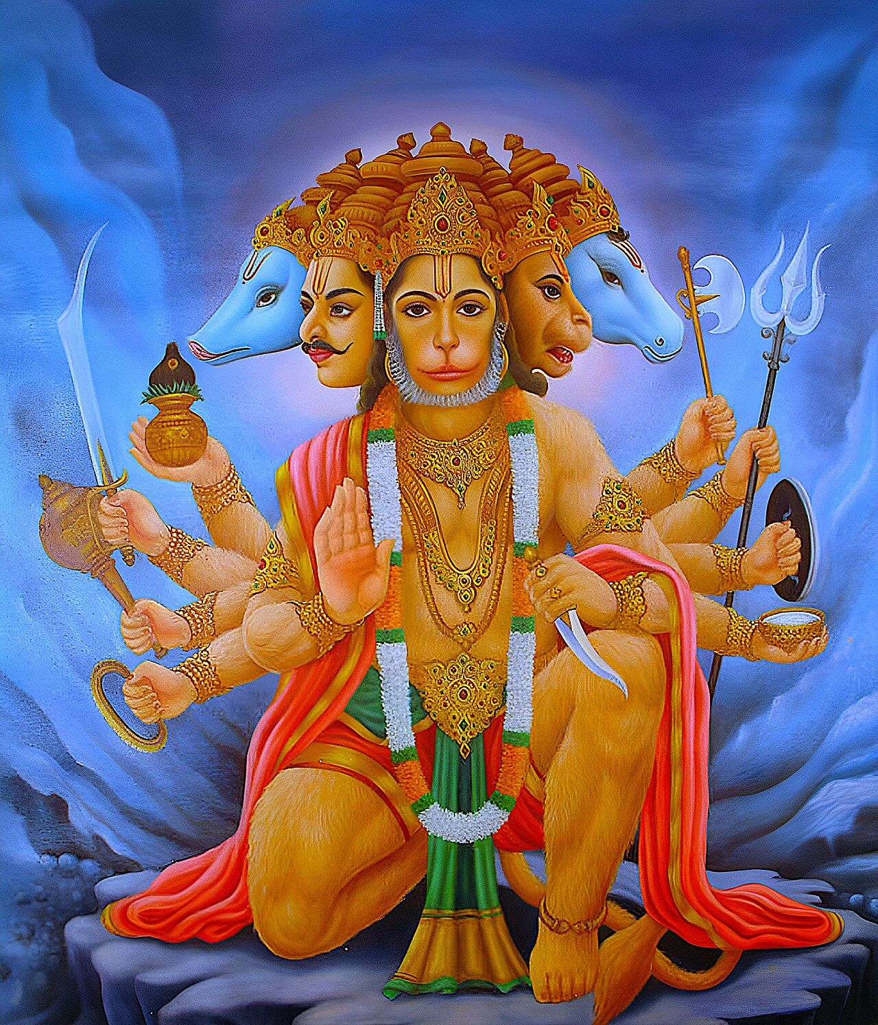 1280x1494 11TH Rudra Shiva Hanuman (cropped)