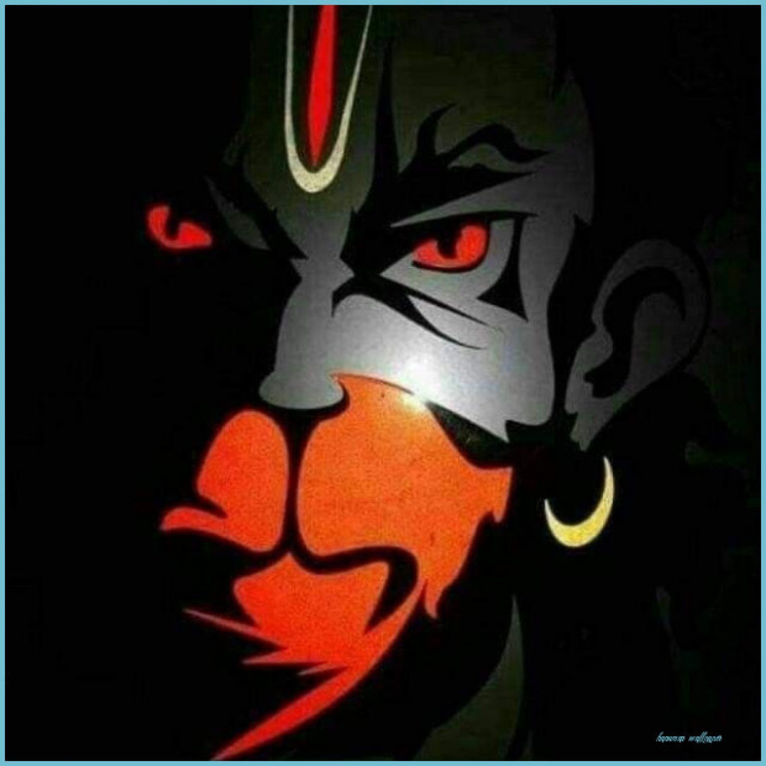 1536x1536 Rudra Hanuman Wallpaper