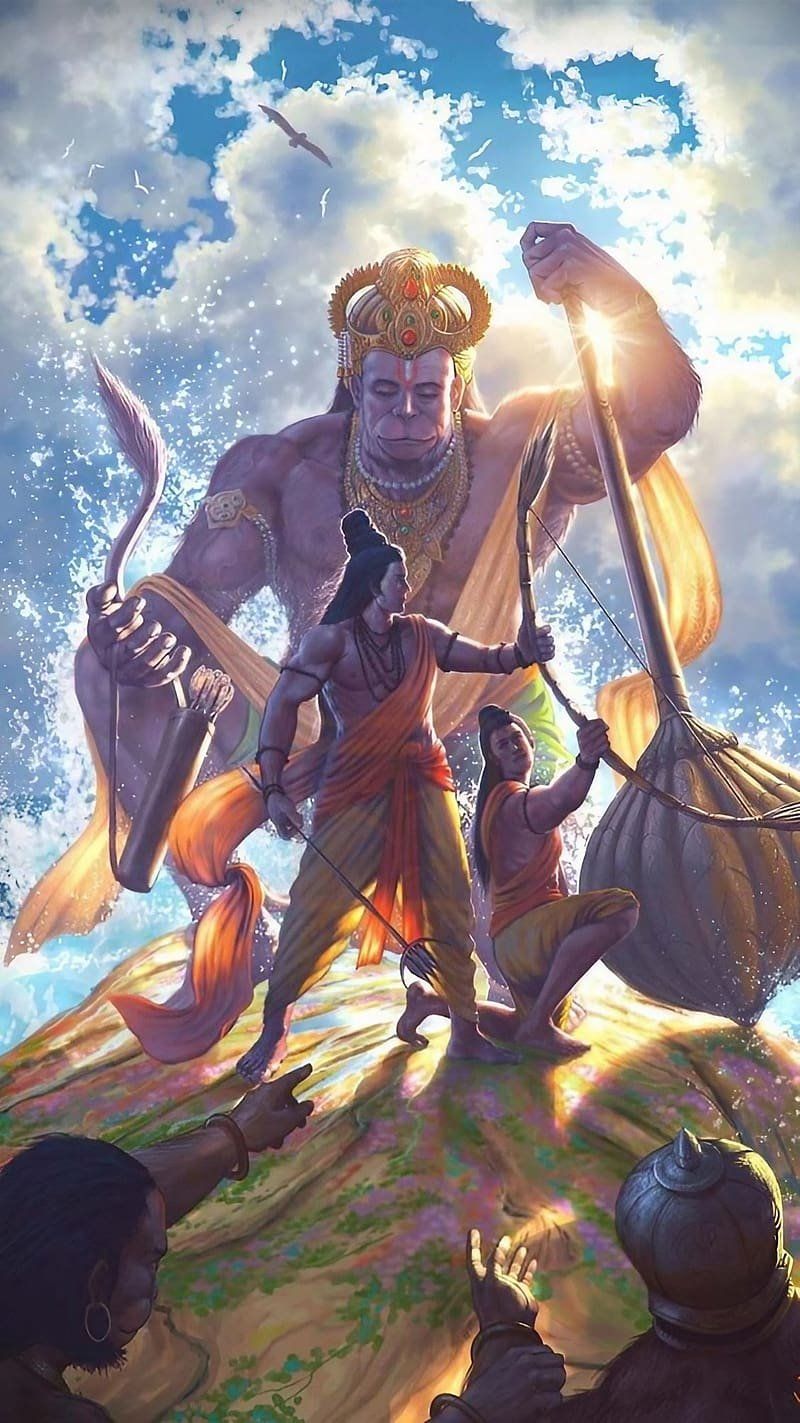 800x1423 The Mighty Incarnations of Lord Shiva: Unveiling the Power of Hanuman