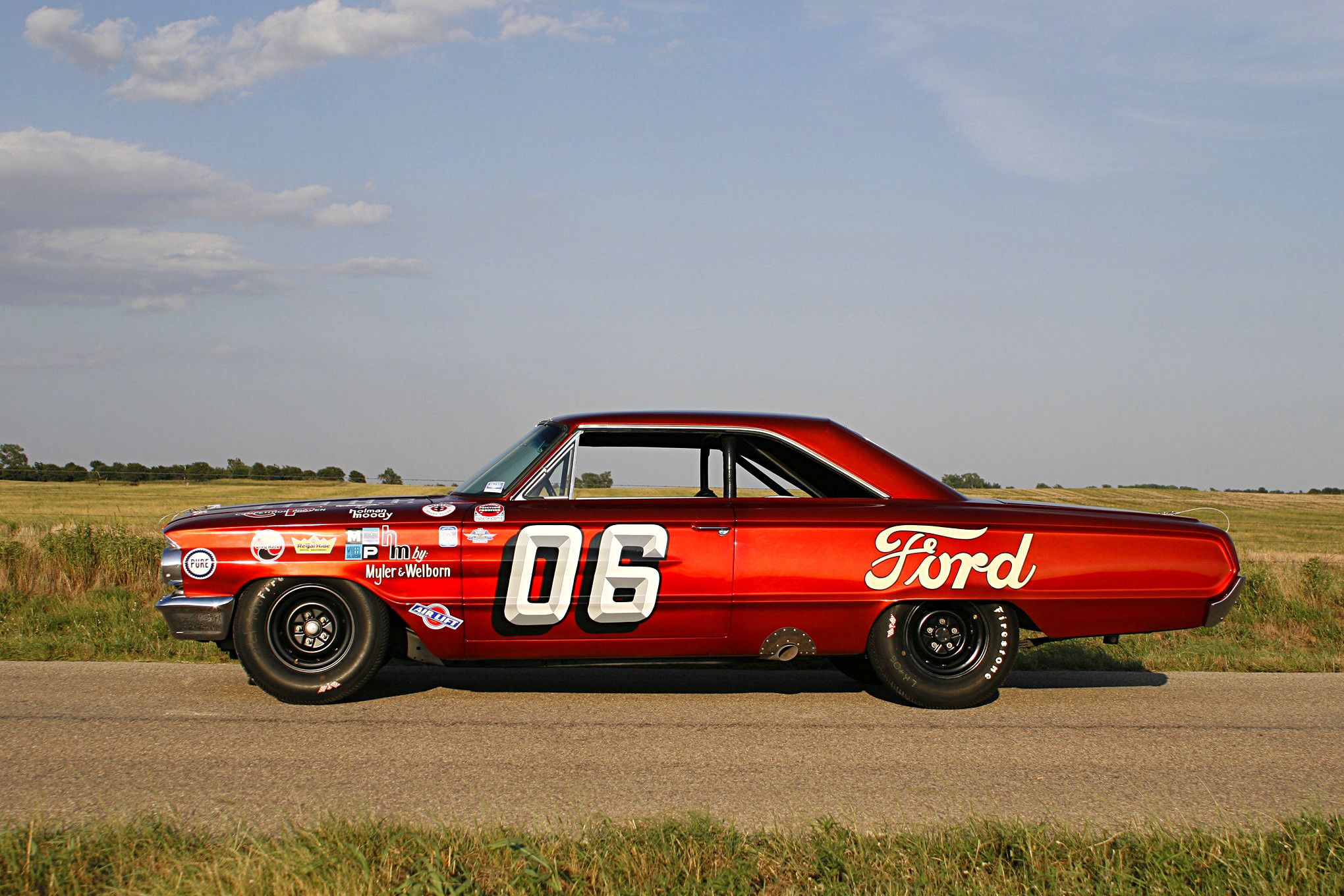 2040x1360 Download NASCAR Ford Galaxie 500 Club Victoria Vehicle Ford Galaxie 500 HD Wallpaperx1360
