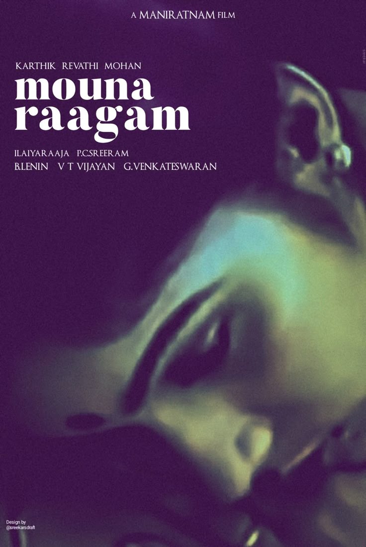 736x1100 Mouna raagam poster