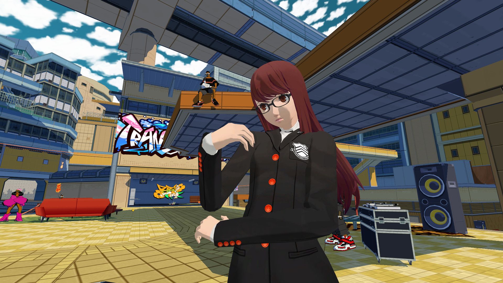 1920x1080 Sumire Yoshizawa (Persona 5 Royal) Mod for Bomb Rush Cyberfunk