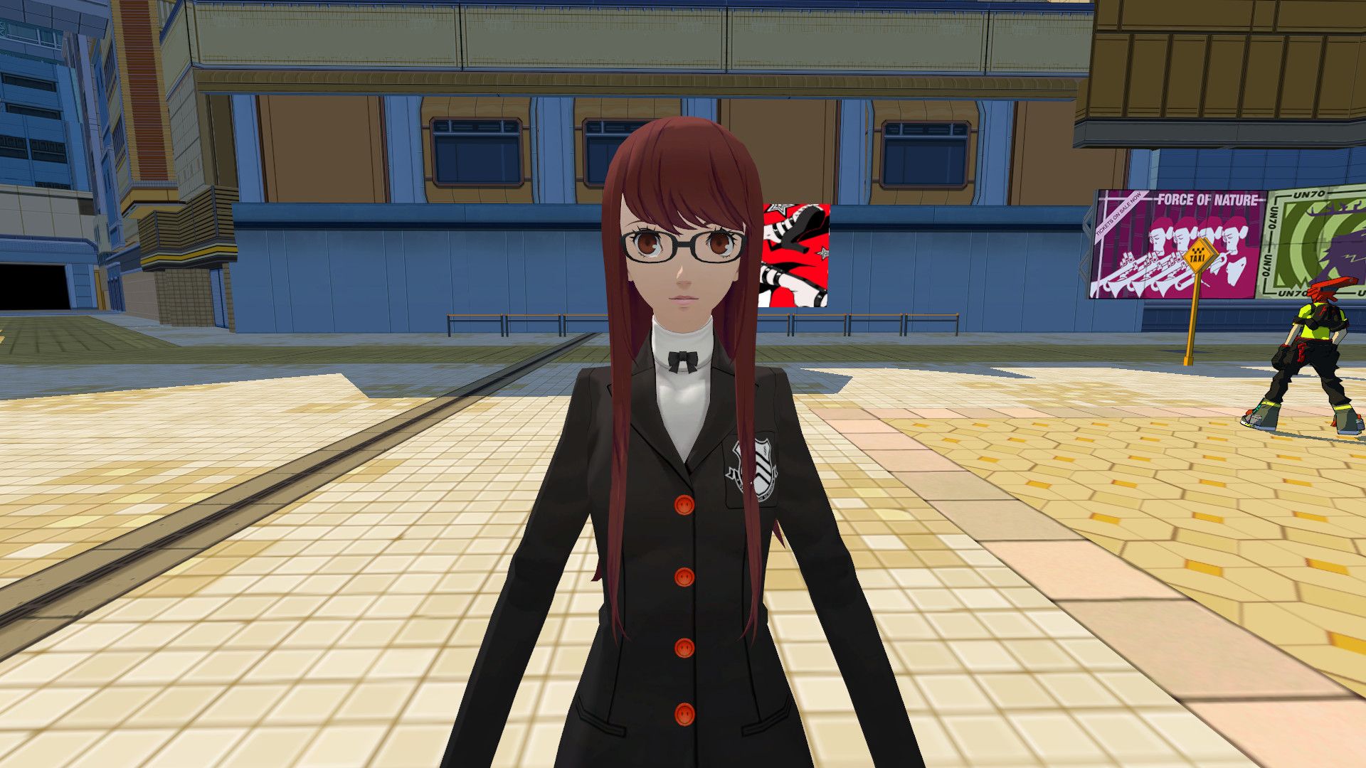 1920x1080 Sumire Yoshizawa (Persona 5 Royal) Mod for Bomb Rush Cyberfunk