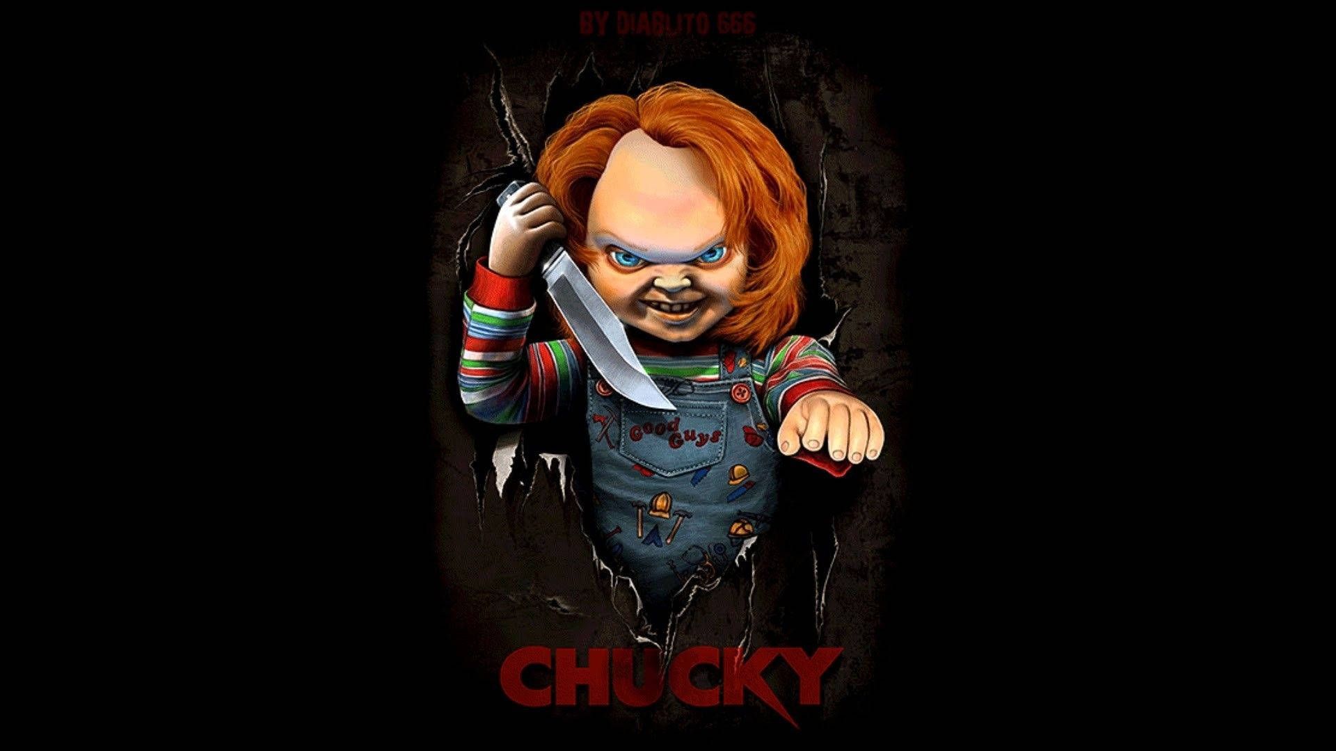 1920x1080 Download Child's Play Chucky In 3D Cover Wallpaper
