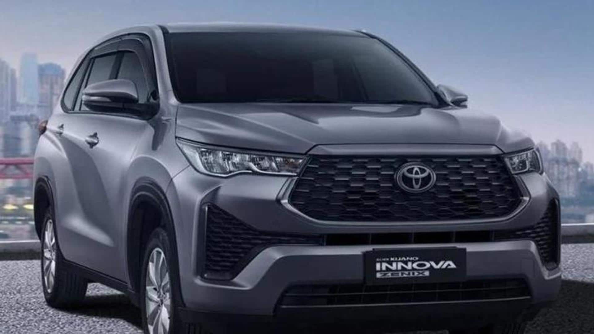 1920x1080 Toyota Innova Hycross breaks cover; India debut on November 25