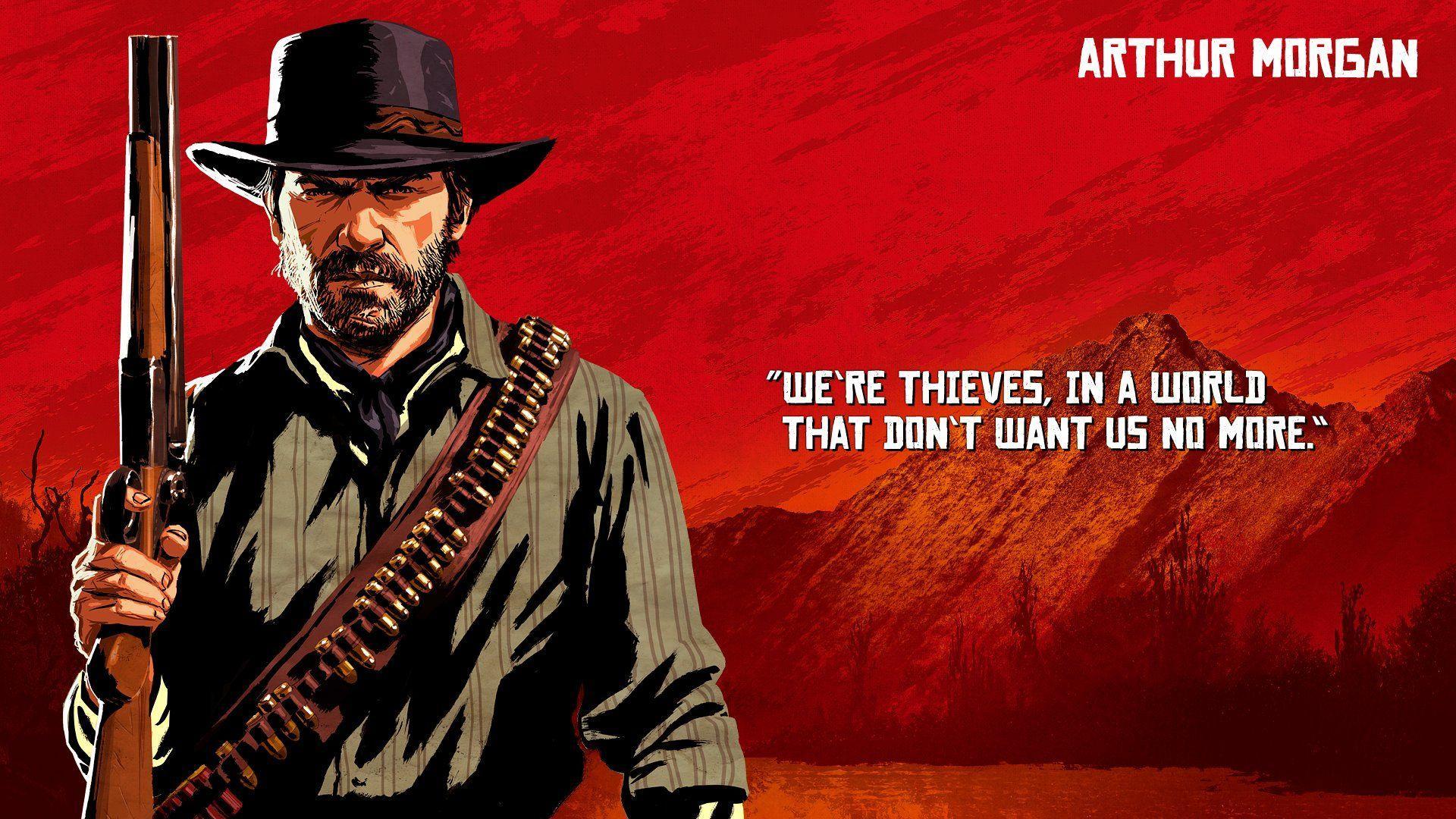 1920x1080 Arthur Morgan Wallpaper