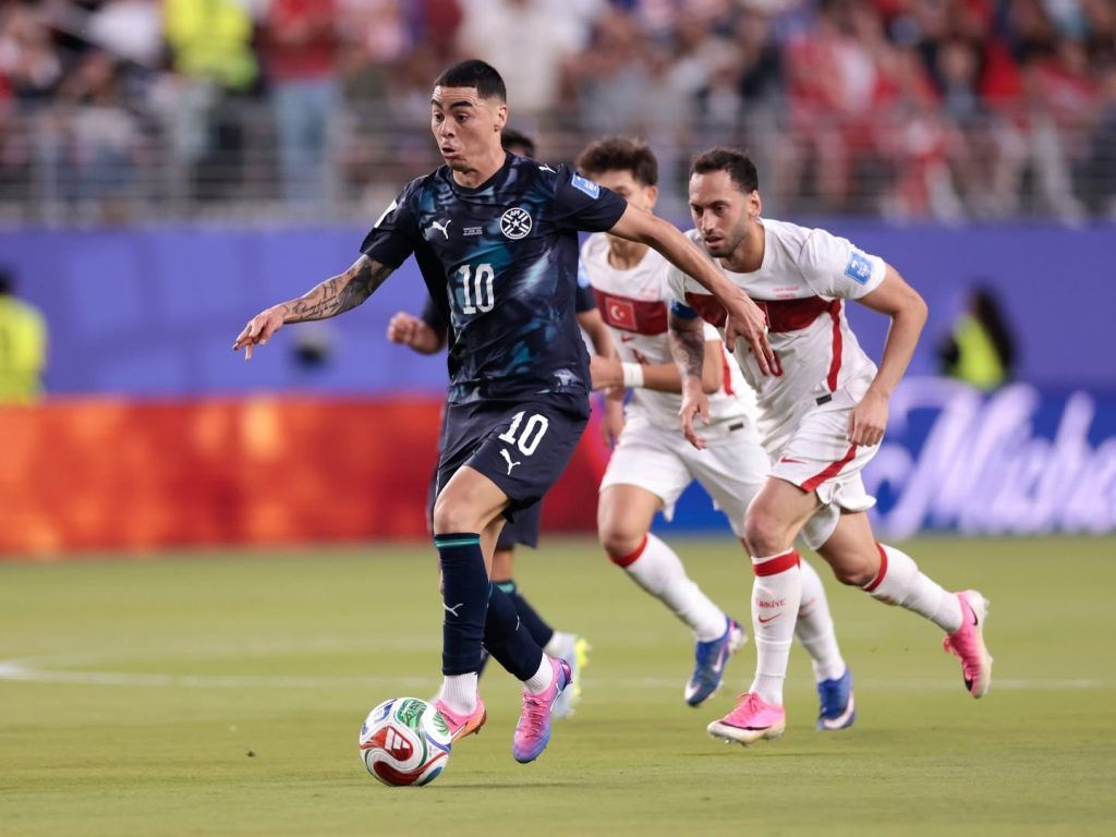 1024x768 Almiron Makes History With First Ever “Cover Mouth” Red Card