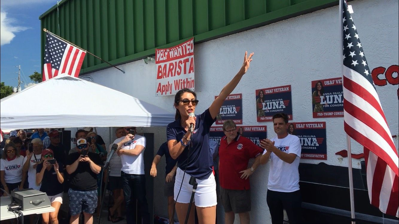 1334x750 President Trump endorses Anna Paulina Luna's bid to unseat Charlie Crist