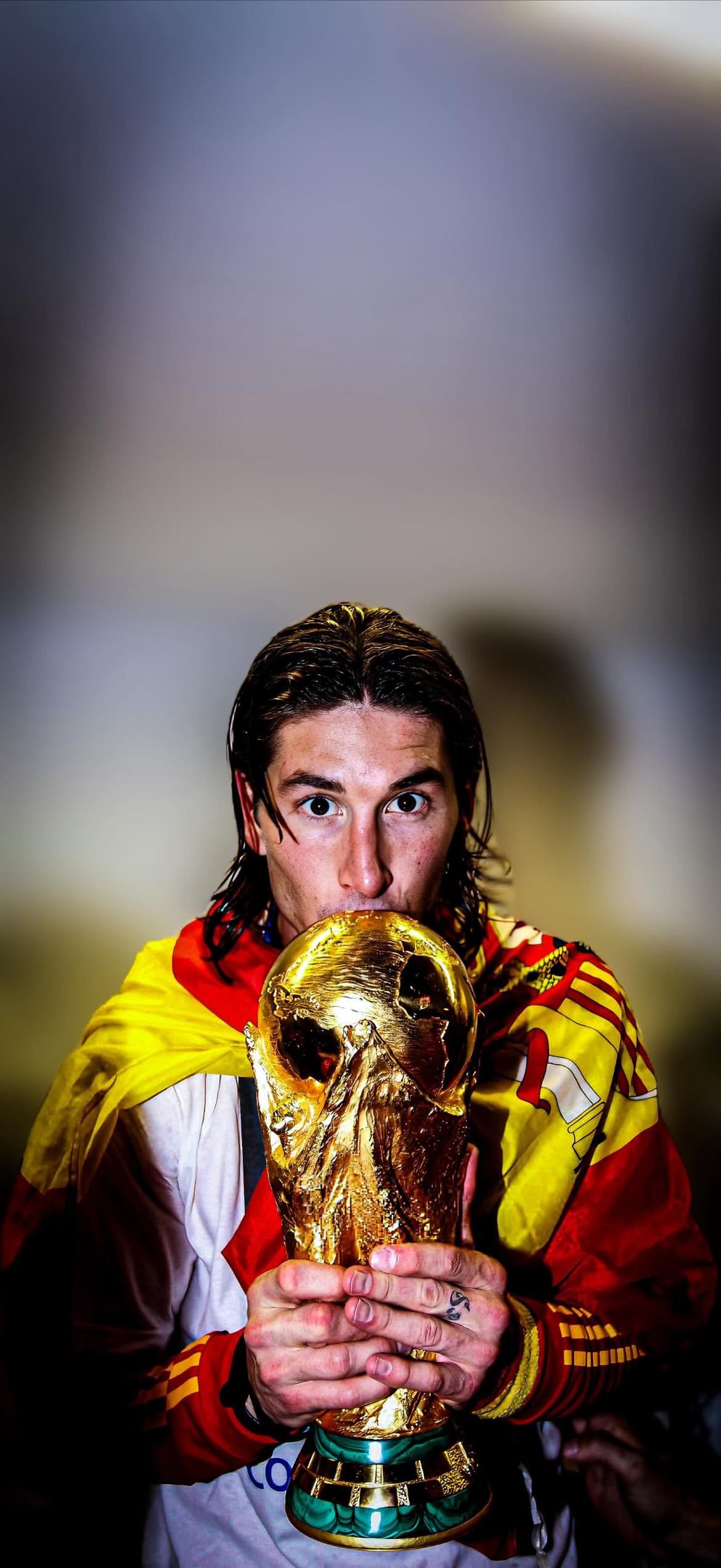 1170x2542 World Cup Trophy Wallpaper HD Wallpaper