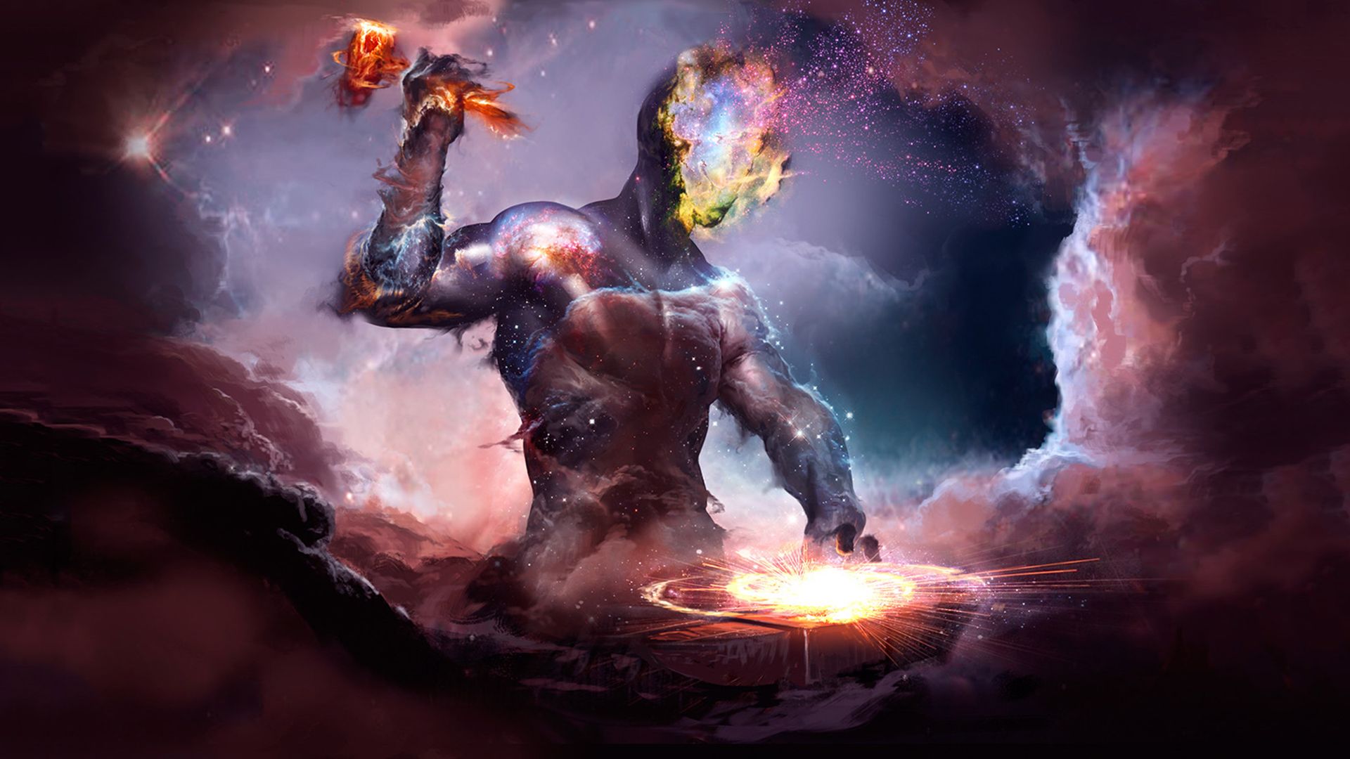 1920x1080 Galactic Artistry: Sci Fi Vision HD Wallpaperx1080