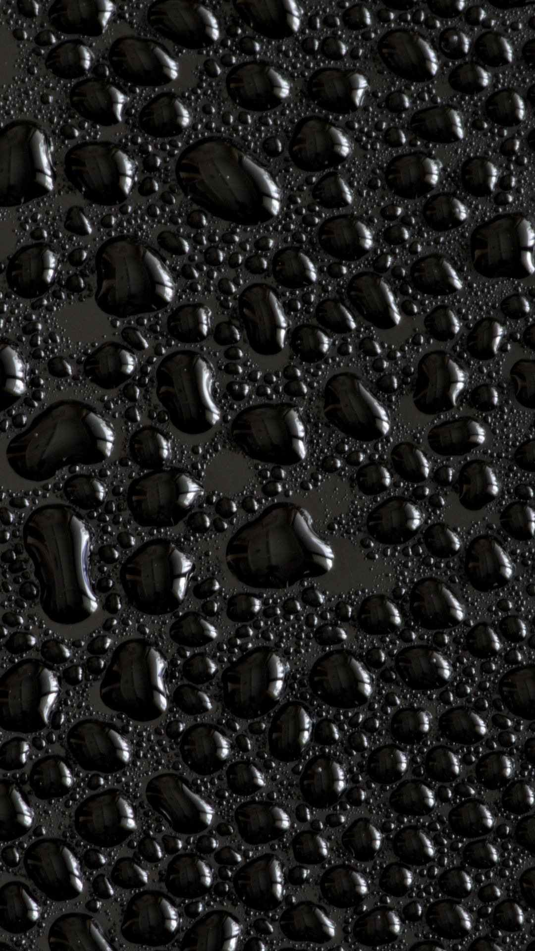 1080x1920 Water droplets Wallpaper 4K, Black background, Texture
