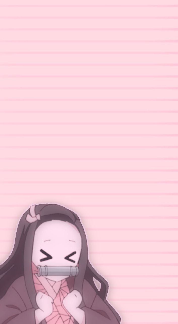 706x1280 Nezuko Pink Wallpaper