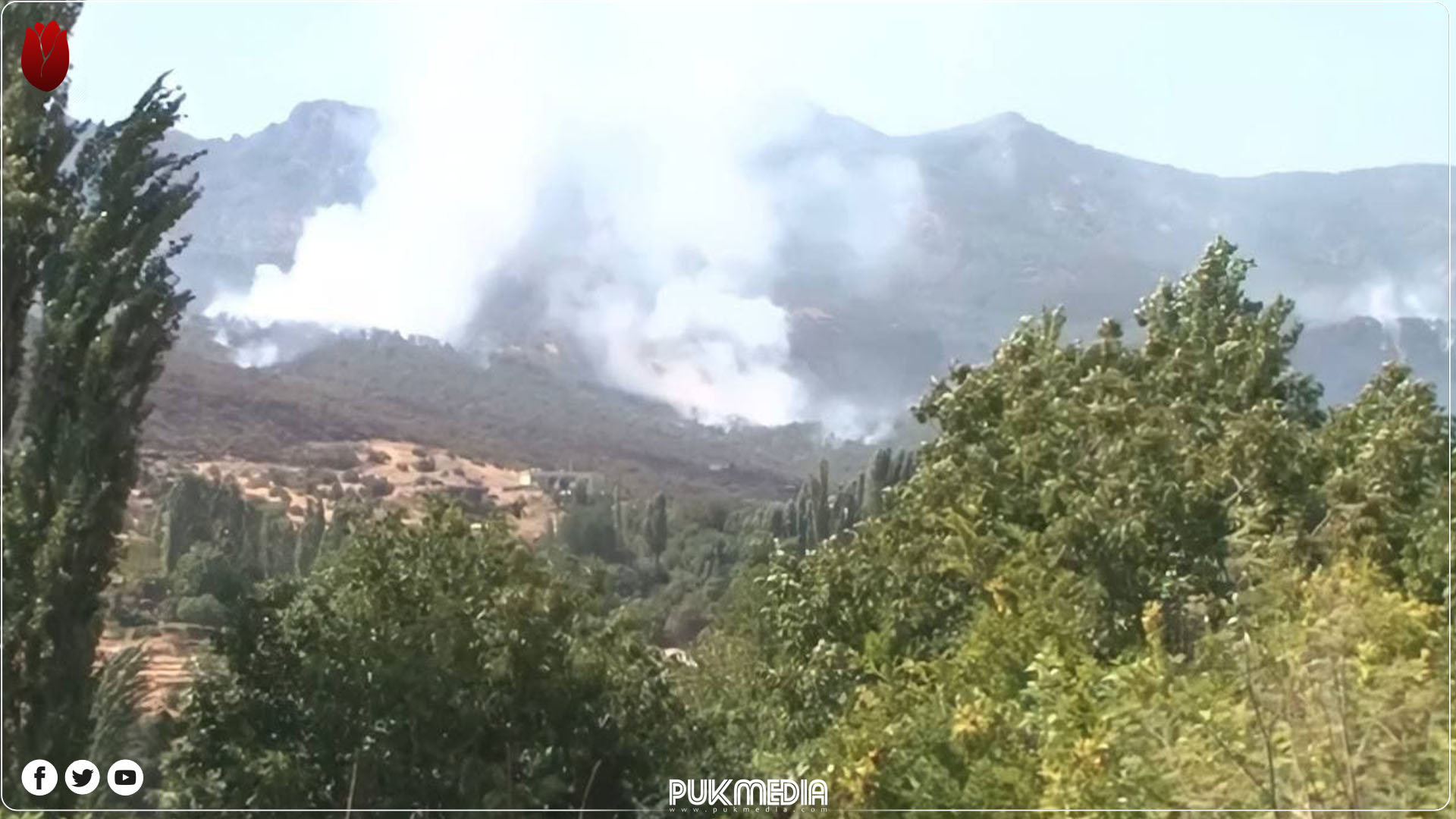 1920x1080 Duhok: Turkish operations burn over 000 dunums of forest lands