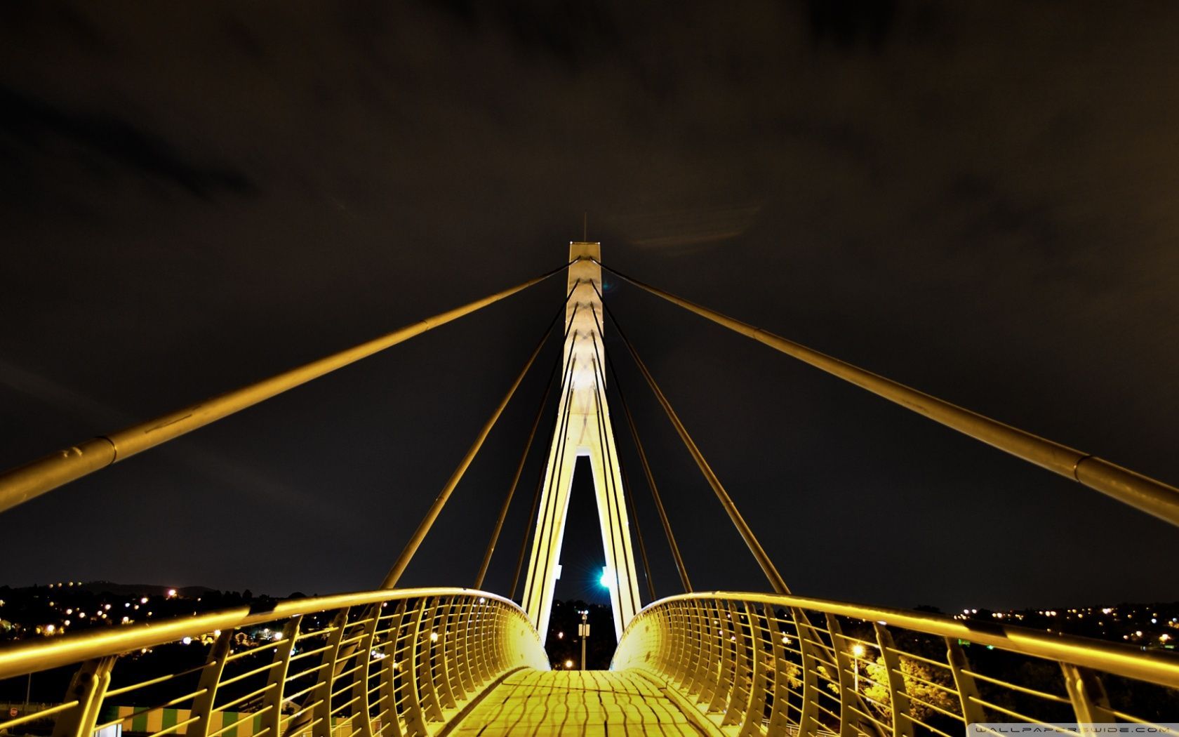 1680x1050 Footbridge Wallpaper