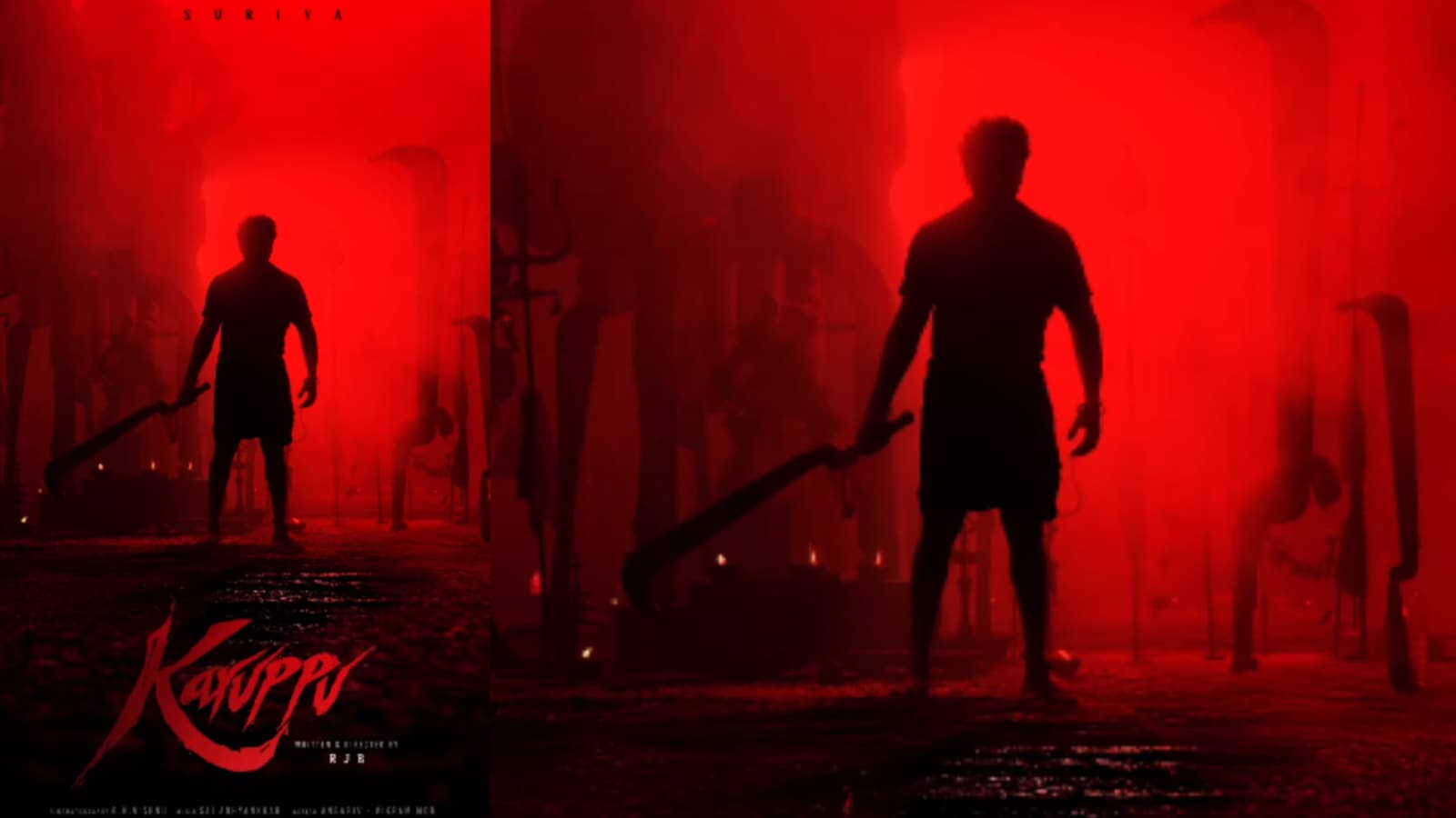 1600x900 Suriya 45 titled as Karuppu: RJ Balaji's next film's official poster revealed, Suriya reunites with Trisha after 20 years