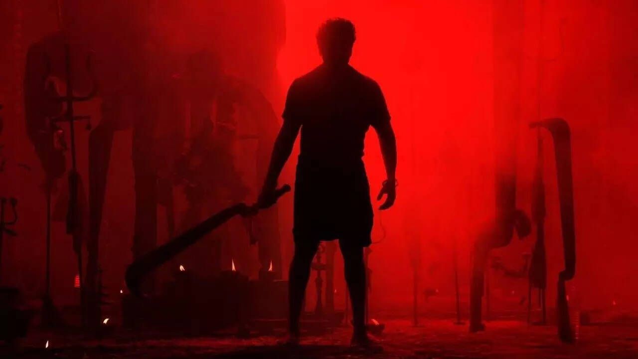 1280x720 Suriya 45' now titled 'Karuppu'; Intense first poster unveiled on RJ Balaji's birthday. Tamil Movie News of India
