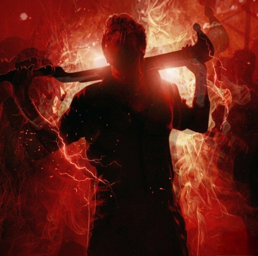 896x891 RaathuRaasan We Can See A Different Avatar Of #Suriya In #Karuppu. Red Themed Visuals Make This Song Look Unique & Promise A Striking Theatrical Experience