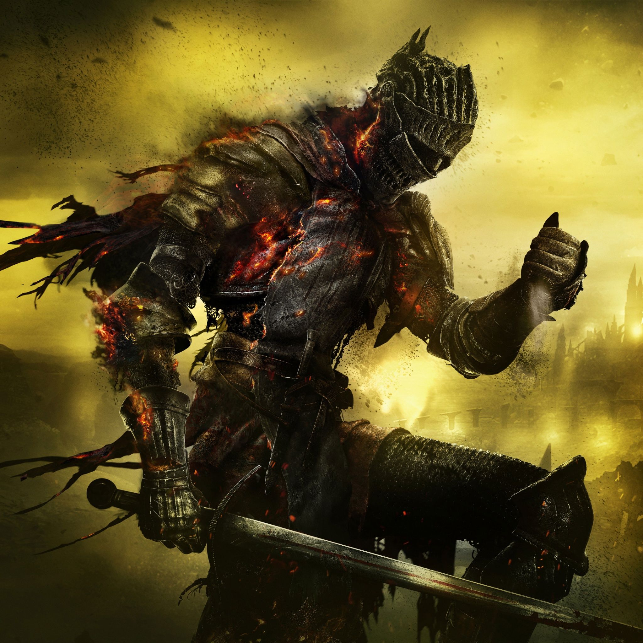 2048x2048 Dark Souls III Wallpaper 4K, Artwork, Video Game