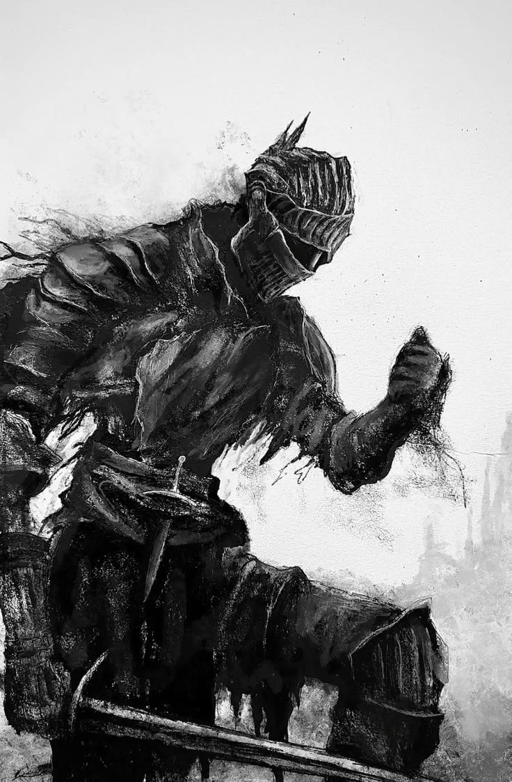 736x1124 Dark souls 3 soul of cinder tattoo. Dark souls black and white wallpaper, Elden ring boss drawings, Dark souls art
