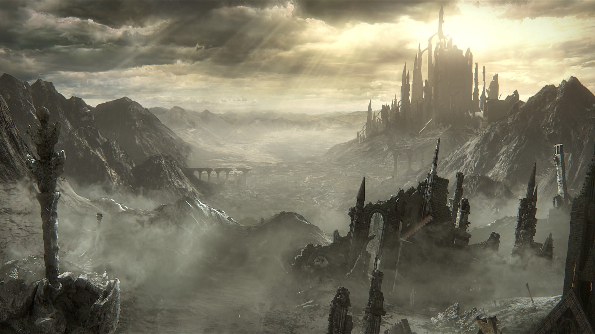 1920x1080 The Ringed City from Dark Souls 3 HD wallpaper