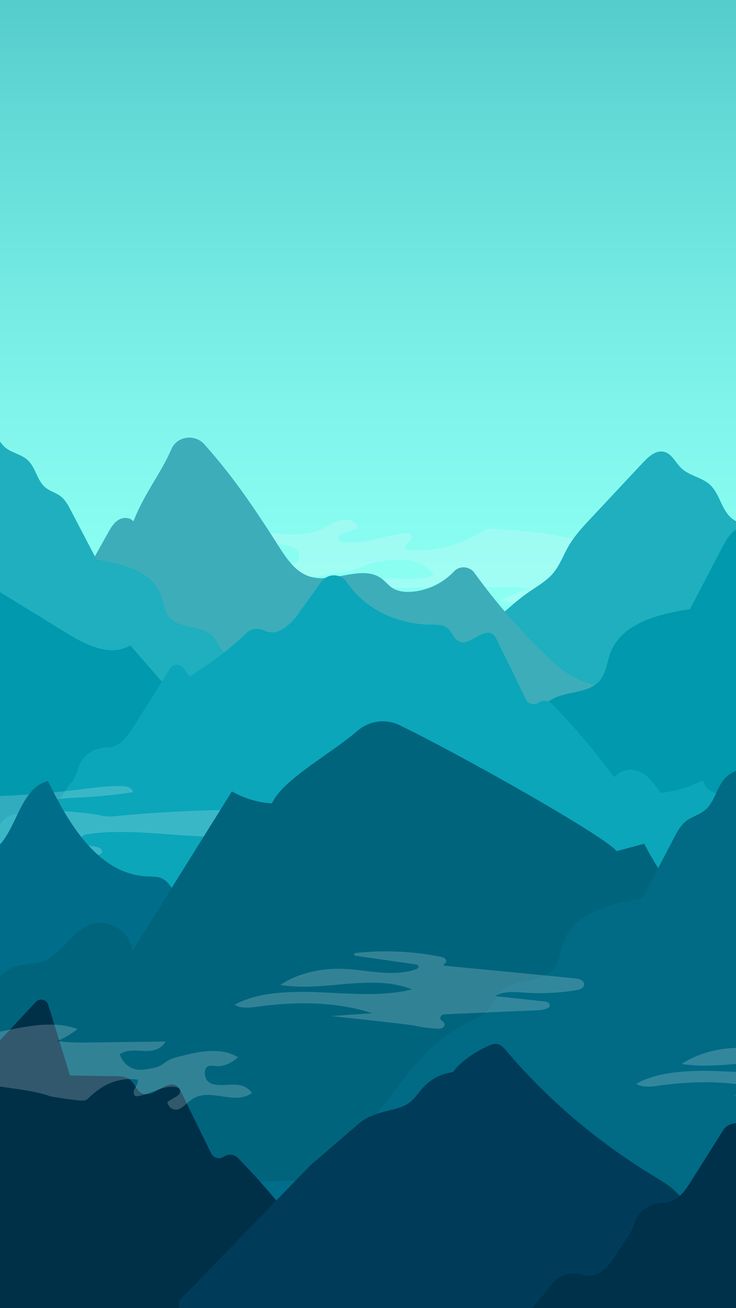 736x1308 Blue landscape
