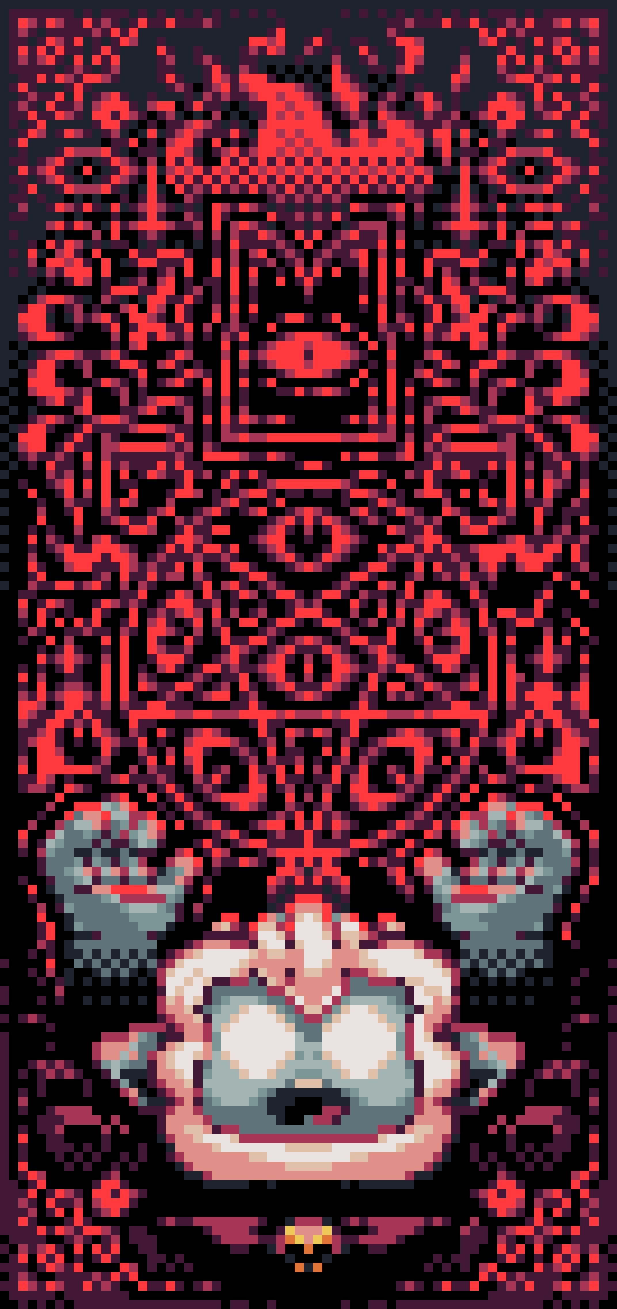 2144x4544 A Cult of The Lamb wallpaper I made. Hope you like it!
