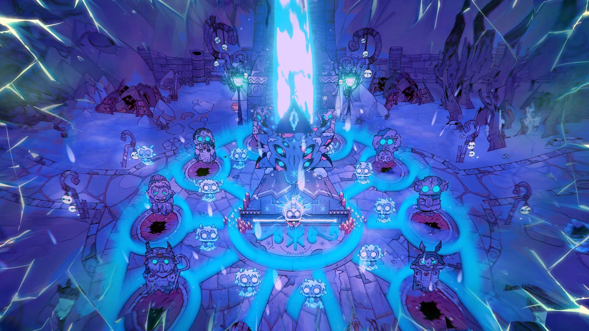 1920x1080 Cult of the Lamb has revealed a huge DLC coming next year, finally letting us explore the towering mountain from the back of the map which has been bugging me since launch
