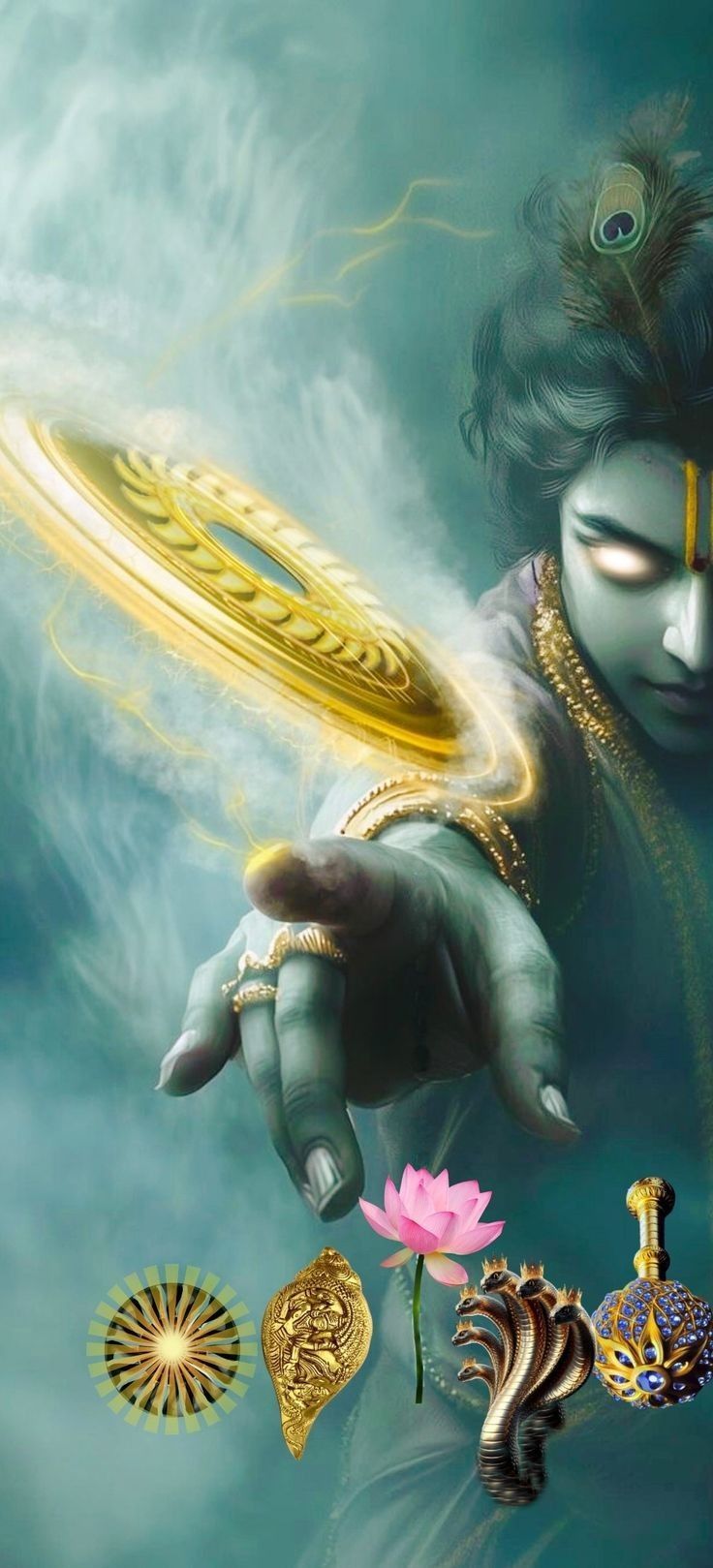 736x1619 Shree krishna art wallpaper. Wallpaper of shree krishna, Lord krishna HD wallpaper for iphone, Lord vishnu wallpaper