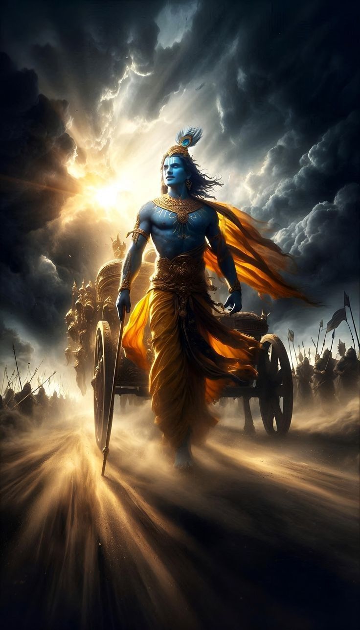 736x1287 Lord Shree Krishna HD wallpaper for iOS Android