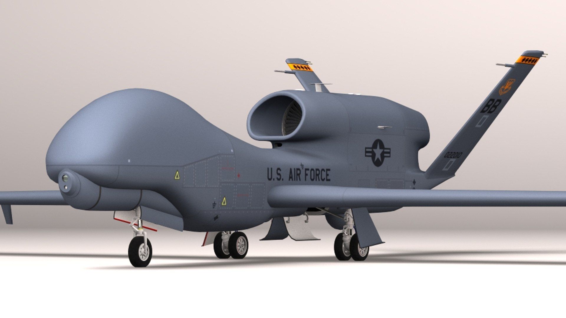 1920x1080 Rq 4a Global Hawk Uav 3D Model