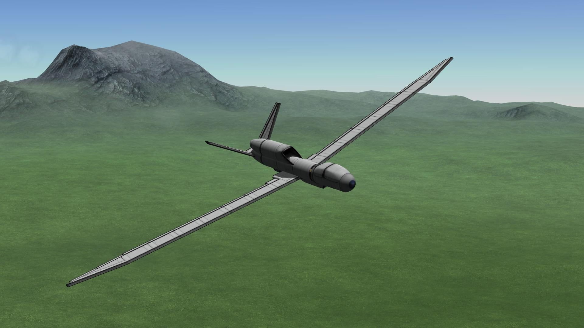 1920x1080 RQ 4 Global Hawk In Stock KSP. Craft File In Comments