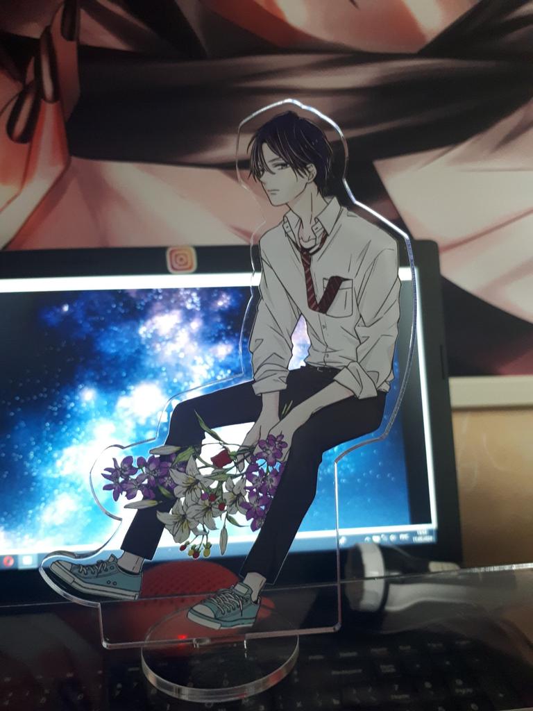768x1024 Hot My Love Story With Yamada Kun At Lv999 Acrylic Stand Model Plate Double Sided Acrylic Cosplay Desktop Decor Fans Buy Cheaply On Joom