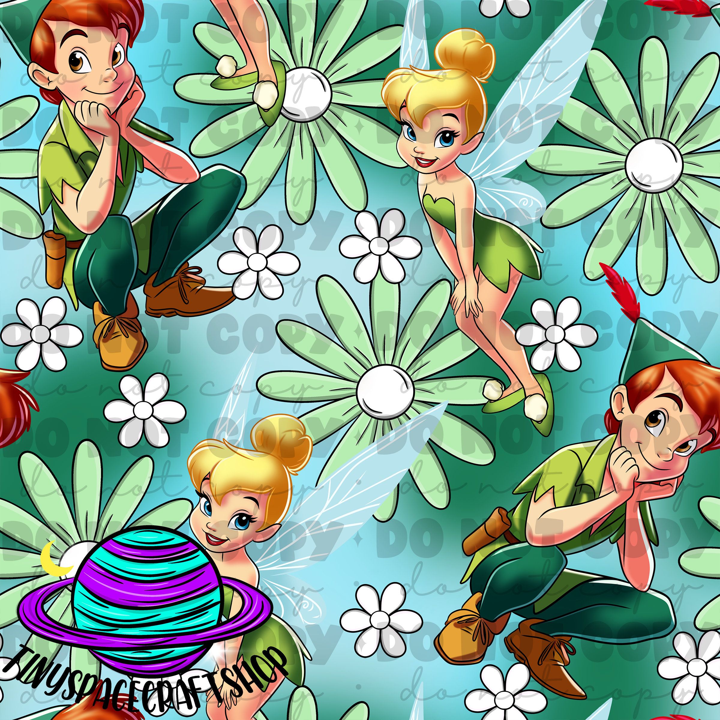 2400x2400 Peter Pan and Trilly