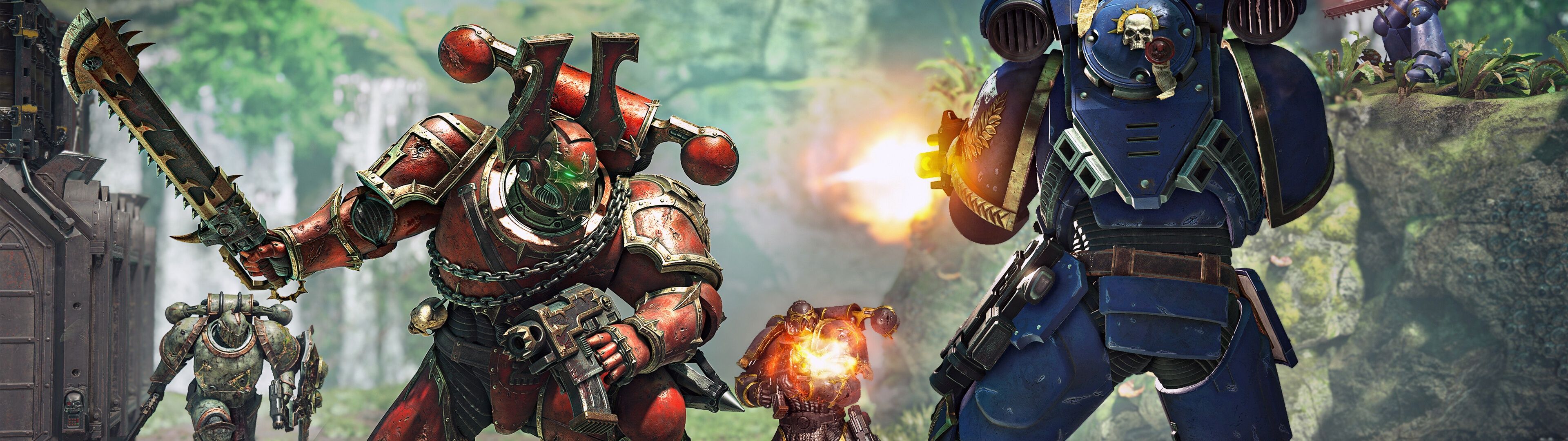 3840x1080 Warhammer 40K Space Marine 2 Wallpaper 4K, Multiplayer, 2024 Games