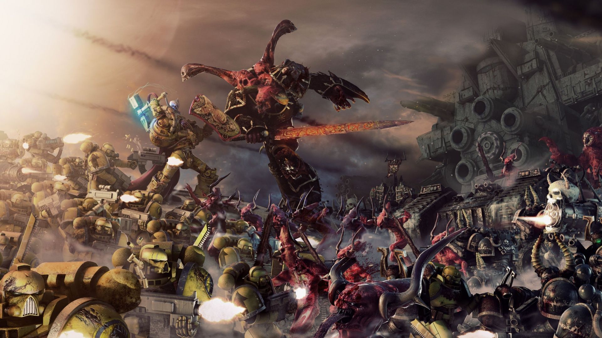 1920x1080 Warhammer 40000 Battle 4K UHD Wallpaper for UltraHD Desktop and TV : Dual Monitor