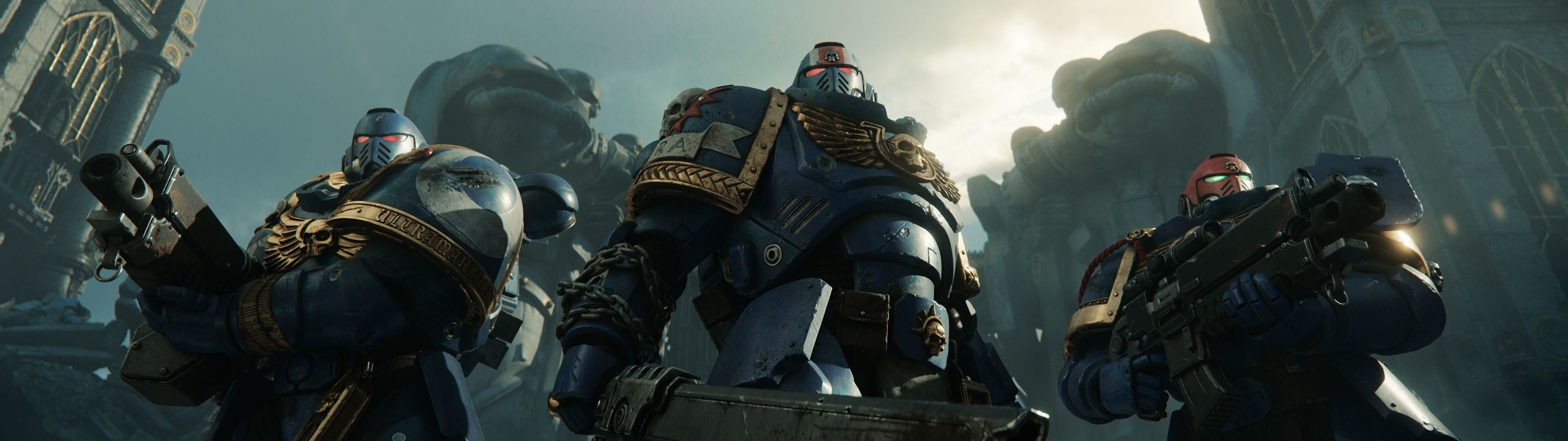 3840x1080 Warhammer 40K Space Marine 2 Wallpaper 4K, PC Games, 2024 Games