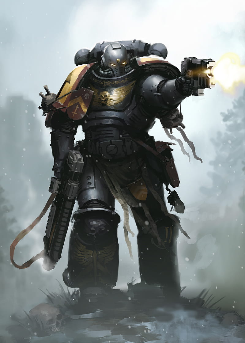 800x1119 Portrait display, Warhammer Space Marine, HD phone wallpaper